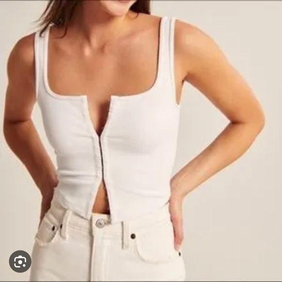 abercrombie hook and eye top